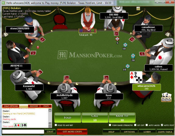Mansion Table Screenshot